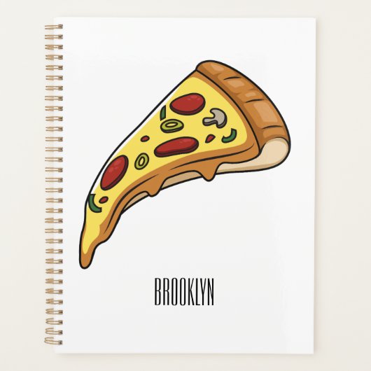 Afbeelding van Pizza cartoon Planner (Voorkant)