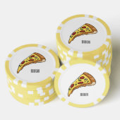 Afbeelding van Pizza cartoon Poker Chips (Opstapeling)