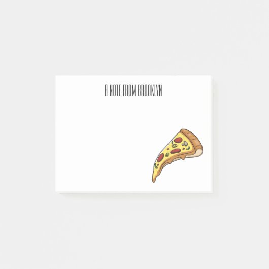 Afbeelding van Pizza cartoon Post-it® Notes (Voorkant)