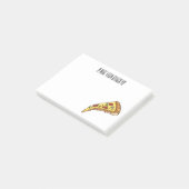 Afbeelding van Pizza cartoon Post-it® Notes (Schuin)