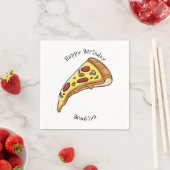 Afbeelding van Pizza cartoon Servet (Insitu)
