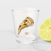 Afbeelding van Pizza cartoon Shot Glas (Voorkant)