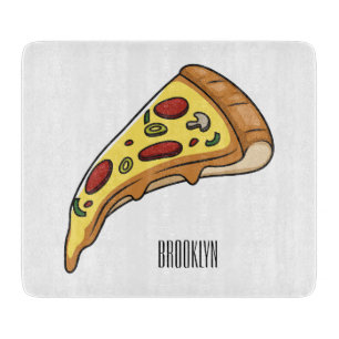 Afbeelding van Pizza cartoon Snijplank