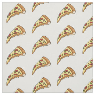 Afbeelding van Pizza cartoon Stof