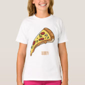 Afbeelding van Pizza cartoon T-shirt (Voorkant)