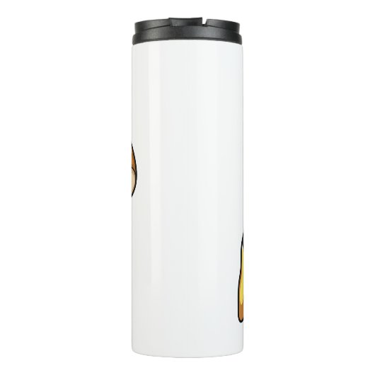 Afbeelding van Pizza cartoon Thermosbeker (Achterkant)