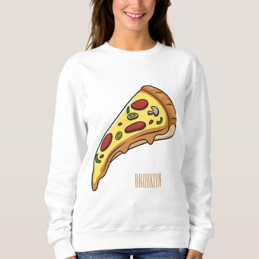Afbeelding van Pizza cartoon Trui (Voorkant)