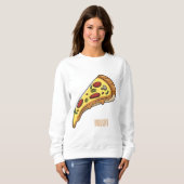 Afbeelding van Pizza cartoon Trui (Voorkant volledig)