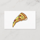 Afbeelding van Pizza cartoon Visitekaartje (Achterkant)