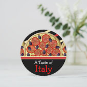 Afbeelding van Pizza fast food Italiaans diner Kaart (Staand voorkant)