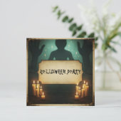 Afbeelding van Placque Halloween Party Kaart (Staand voorkant)