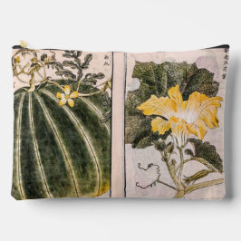  afbeelding van pompoen, bladeren en bloemen etui