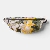 afbeelding van pompoen, bladeren en bloemen heuptasje (Liggend)