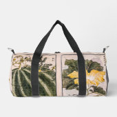  afbeelding van pompoen, bladeren en bloemen plunjezak (Voorkant)