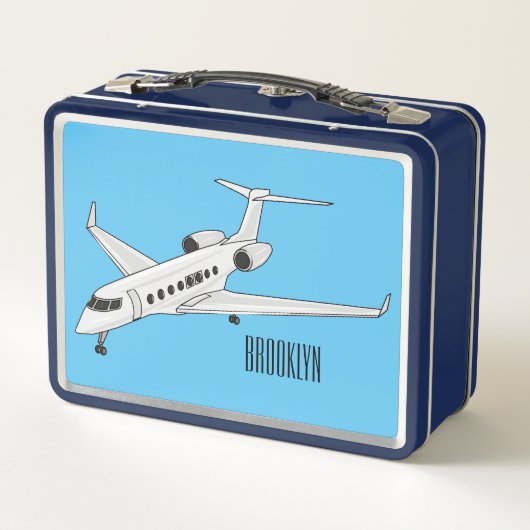 Afbeelding van privé-jet cartoon (Achterkant)