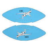 Afbeelding van privé-jet cartoon american football (Panelen)