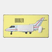 Afbeelding van privé-jet cartoon bureaumat (Keyboard & Muis)