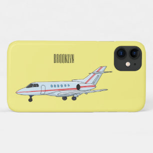 Afbeelding van privé-jet cartoon Case-Mate iPhone case