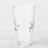 Afbeelding van privé-jet cartoon glas (Rechts)