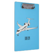 Afbeelding van privé-jet cartoon klembord (Rechts)