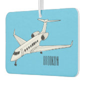 Afbeelding van privé-jet cartoon luchtverfrisser (Links)