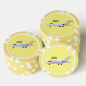Afbeelding van privé-jet cartoon poker chips (Opstapeling)