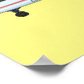 Afbeelding van privé-jet cartoon poster (Hoek)