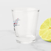 Afbeelding van privé-jet cartoon shot glas (Rechts)