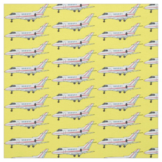 Afbeelding van privé-jet cartoon stof (Swatch)