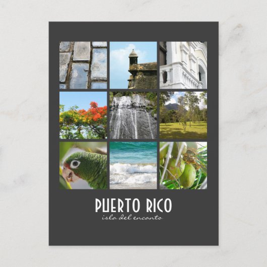 Afbeelding van Puerto Rico Briefkaart (Voorkant)