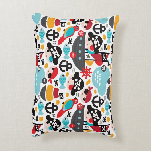 Afbeelding van retropiraten accent kussen (Achterkant (Verticaal))