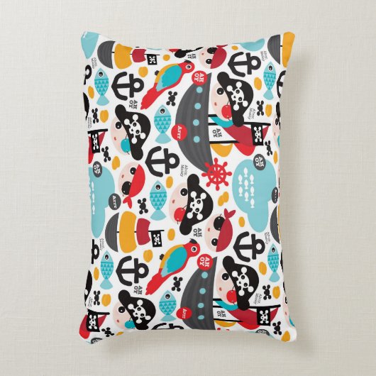 Afbeelding van retropiraten accent kussen (Voorkant(Verticaal))