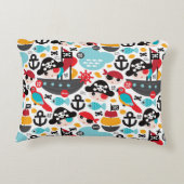 Afbeelding van retropiraten accent kussen (Achterkant)