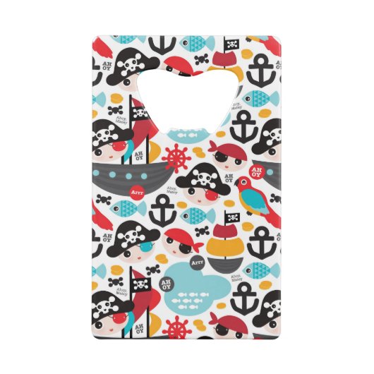 Afbeelding van retropiraten creditkaart flessenopener (Achterkant)