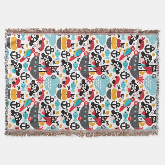 Afbeelding van retropiraten deken (Voorkant)