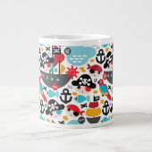Afbeelding van retropiraten grote koffiekop (Voorkant)