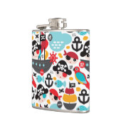 Afbeelding van retropiraten heupfles (Links)