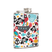 Afbeelding van retropiraten heupfles (Rechts)