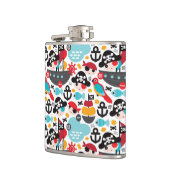 Afbeelding van retropiraten heupfles (Links)