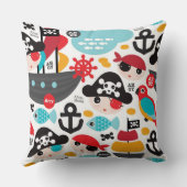 Afbeelding van retropiraten kussen (Achterkant)