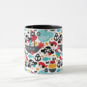 Afbeelding van retropiraten mok (Midden)