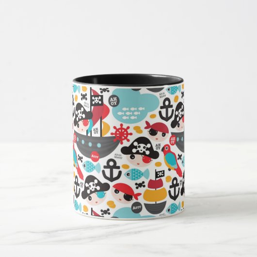 Afbeelding van retropiraten mok (Midden)