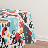 Afbeelding van retropiraten tafelkleed (Voorbeeld)