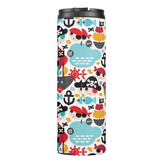Afbeelding van retropiraten thermosbeker (Achterkant)
