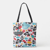 Afbeelding van retropiraten tote bag (Achterkant)