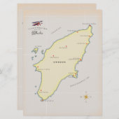 Afbeelding van Rhodes. (Voorkant / Achterkant)