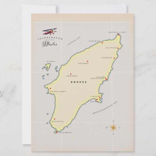 Afbeelding van Rhodes. (Voorkant)