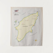 Afbeelding van Rhodes. Wandkleed (Voorkant)