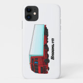 Afbeelding van rode vrachtwagen Case-Mate iPhone case (Achterkant)