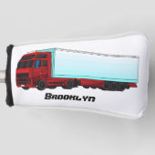 Afbeelding van rode vrachtwagen golfheadcover (Voorkant)